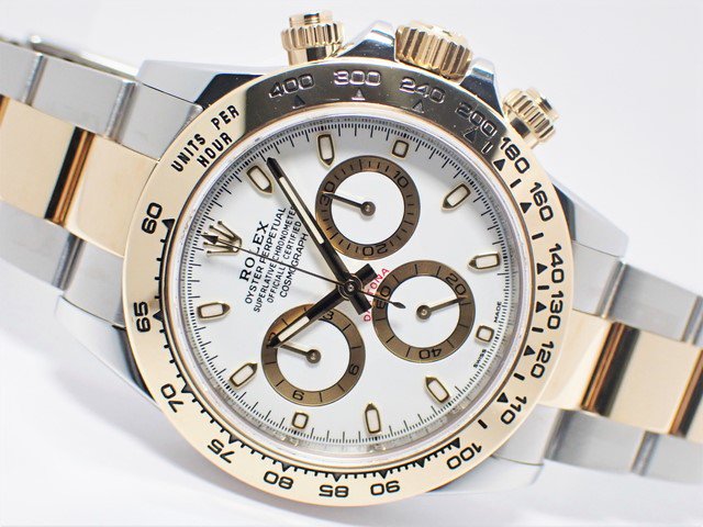 ロレックス デイトナ・コンビ ホワイト文字盤 116503 正規品 - 腕時計 