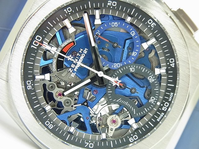 ゼニス デファイ エルプリメロ21 クロノグラフ チタン - 腕時計専門店 