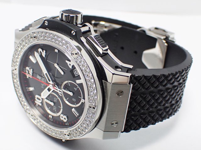 ウブロ ビッグバン スチール クロノグラフ ベゼルダイヤ 41MM - 腕時計専門店THE-TICKEN(ティッケン) オンラインショップ