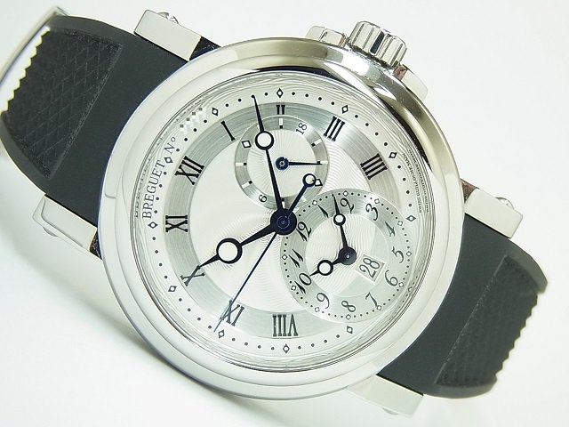 ブレゲ マリーンGMT ラバーストラップ 5857ST/12/5ZU - 腕時計専門店 ...