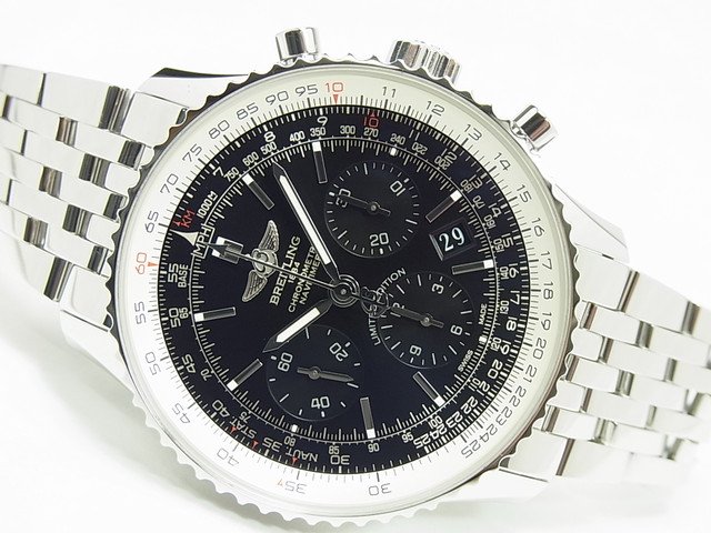 ブライトリング ナビタイマー01 ブラックブラック 日本限定 - 腕時計 