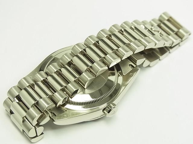 ロレックス デイデイト 18KWG ブラック文字盤 118239 正規品