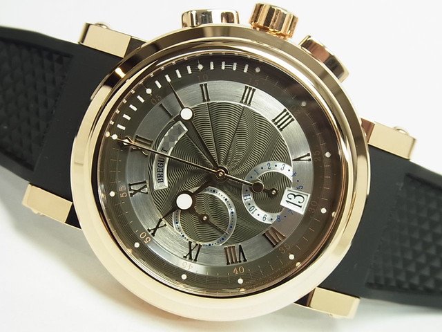 ブレゲ マリーン・クロノグラフ 18KRG 5827BR/Z2/5ZU 正規品 - 腕時計 