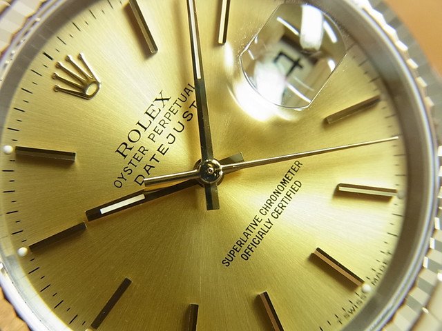 ロレックス デイトジャスト SSu0026YG シャンパン文字盤 16233 S番 - 腕時計専門店THE-TICKEN(ティッケン) オンラインショップ