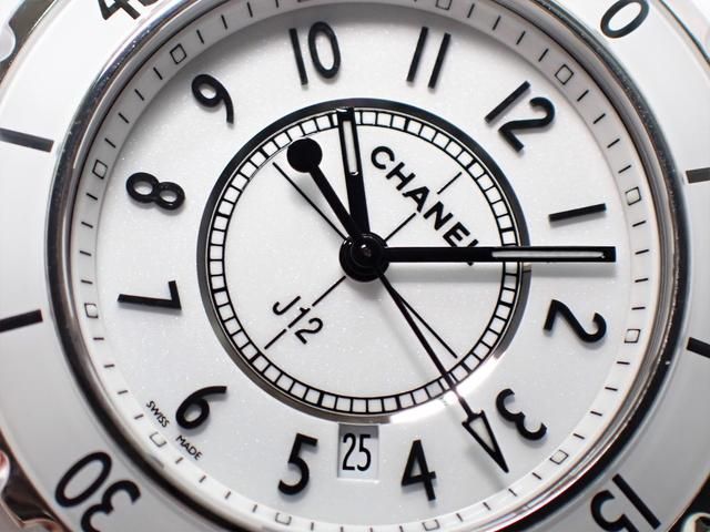 シャネル J12 レディース ホワイトセラミック 33MM クォーツ H0968