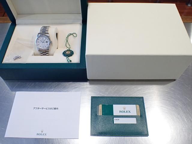 【ロレックス】付属品（デイデイト） ロレックス デイデイト 18KWG 10Pダイヤ メテオライト 118239A