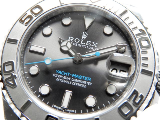 ロレックス ヨットマスター37 ダークロジウム 268622 - 腕時計専門店 