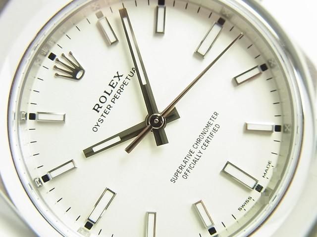 ロレックス オイスターパーペチュアル34 ホワイト 114200 '20年購入
