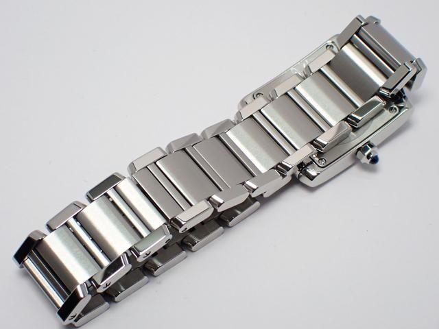 カルティエ タンクフランセーズ SM レディース ベゼルダイヤ