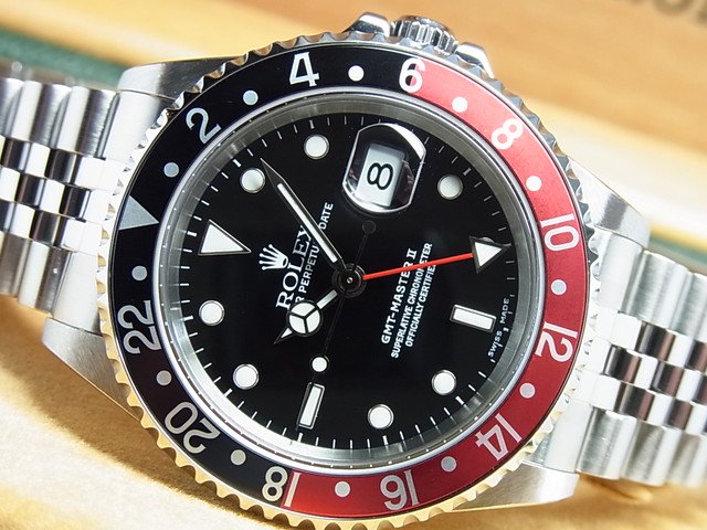 ロレックス GMTマスターII Ref.16710 ジュビリーブレス K番 - 腕時計