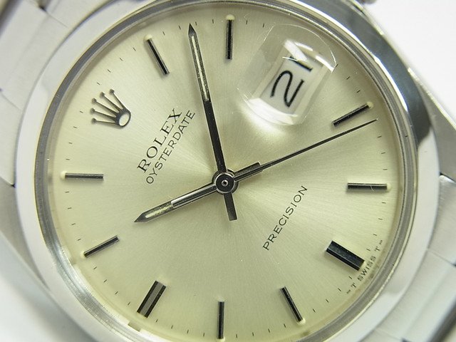 ロレックス オイスターデイト REF.6694 シルバー文字盤 - 腕時計専門店 