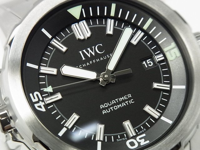 IWC アクアタイマー オートマティック ブラック文字盤 ブレス IW329002 正規品 - 腕時計専門店THE-TICKEN(ティッケン)  オンラインショップ