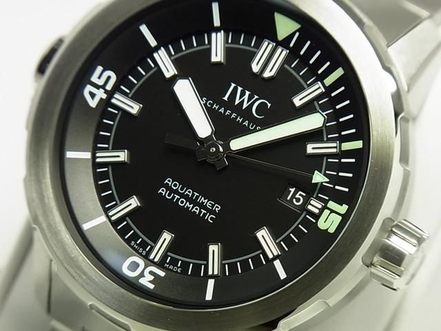 IWC アクアタイマー オートマティック ブラック文字盤 ブレス