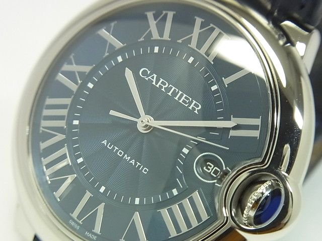 カルティエ WSBB0025 バロン ブルー ドゥ カルティエ 42MM ブルー文字