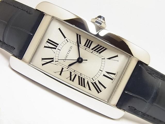 カルティエ CARTIER WSTA0018 タンクアメリカンLM 自動巻き メンズ_765435