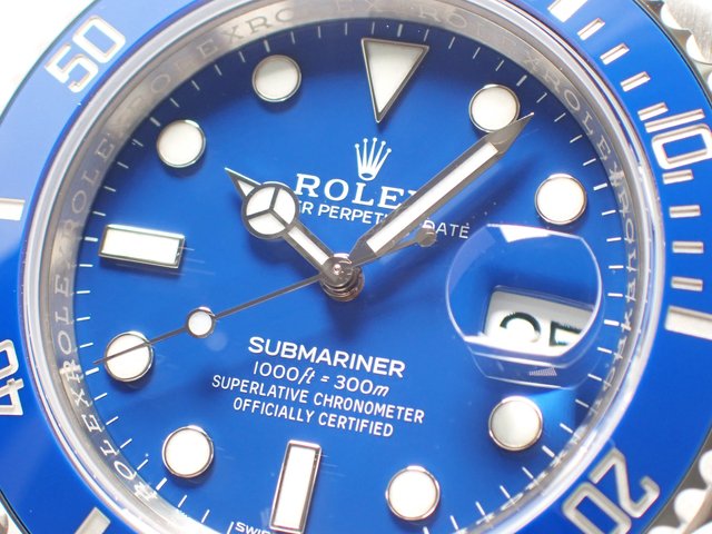 ロレックス サブマリーナ・デイト 18KWG 116619LB 正規品 - 腕時計専門 