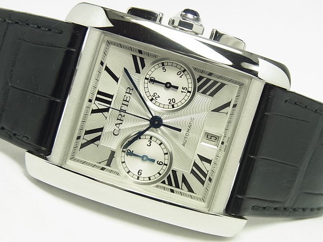 カルティエ タンクMC・クロノグラフ シルバー文字盤 W5330007 - 腕時計 ...