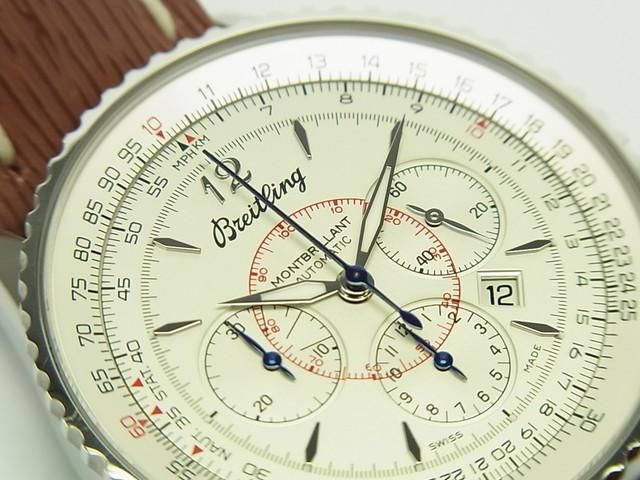 ブライトリング モンブリラン 38MM シルバー文字盤 A41370