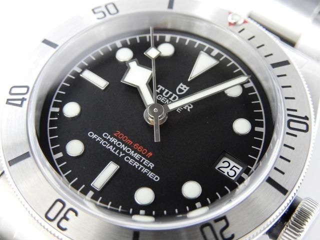 引退処分です。 新品)TUDOR チューダー ヘリテージブラックベイ スティール