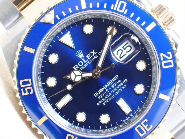 ロレックス サブマリーナデイト コンビ ブルー 126613LB 未使用品 - 腕時計専門店THE-TICKEN(ティッケン) オンラインショップ