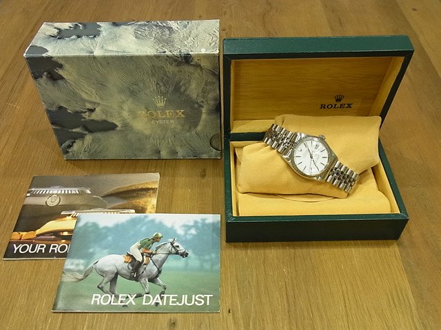 ロレックス 旧型デイトジャスト ホワイト Ref.16030 8番台 - 腕時計 
