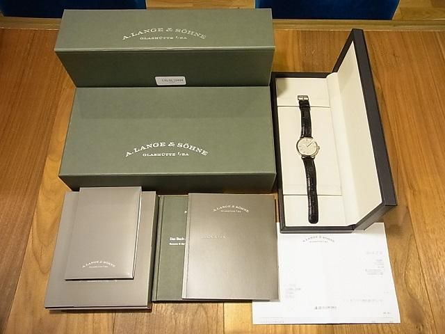 ランゲ＆ゾーネ サクソニア・フラッハ 37MM 18KWG 201.027