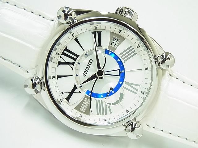 ☆極美品【SEIKO】セイコー ガランテ GMT SBLA101 スプリングドライブ メンズ【ev20】