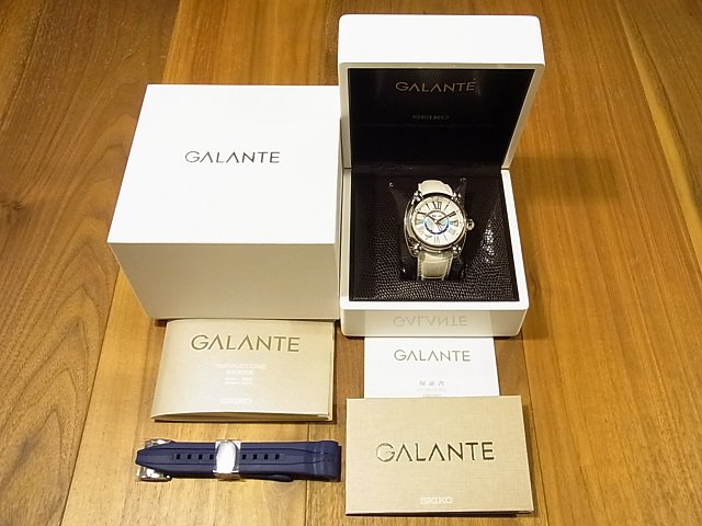 セイコー ガランテ スプリングドライブ・GMT ホワイトシェル SBLA111 120本限定 - 腕時計専門店THE-TICKEN(ティッケン)  オンラインショップ