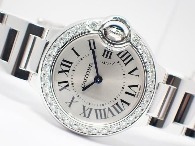 Cartier バロンブルー ダイヤ 時計