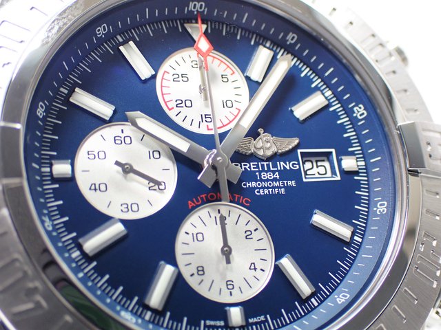 ブライトリング スーパーアベンジャーⅡ ブルー A13371 - 腕時計専門店 