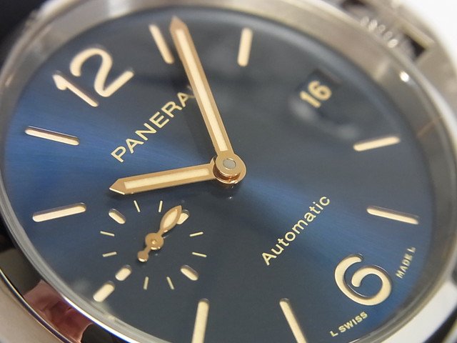 パネライ ルミノール・ドゥエ 38MM チタン ブルー PAM00926 - 腕時計 ...