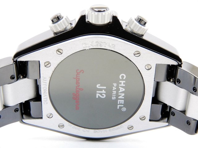 シャネル J12 スーパーレッジェーラ クロノグラフ 41MM H1624 - 腕時計 