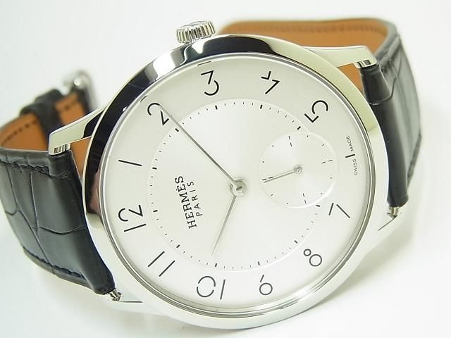 エルメス スリム ドゥ エルメス 39.5mm シルバー CA2.810