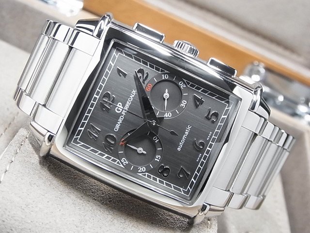 ジラール・ペルゴ ヴィンテージ1945 クロノグラフ XXL グレー - 腕時計 ...