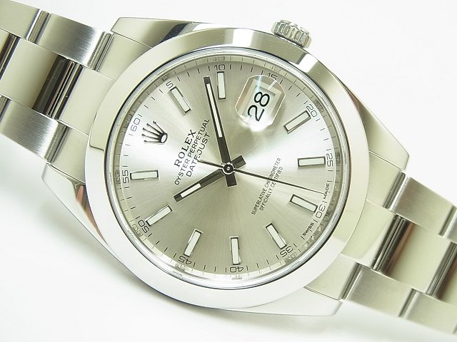 ロレックス デイトジャスト41 126300 ROLEX 腕時計 シルバー文字盤