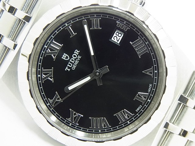 チューダー ロイヤル デイト 38MM ブラック M28500-0003 - 腕時計専門店THE-TICKEN(ティッケン) オンラインショップ