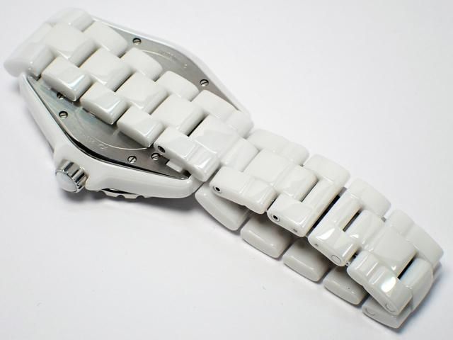 シャネル J12ホワイトセラミック 12Pダイヤ 正規品 - 腕時計専門