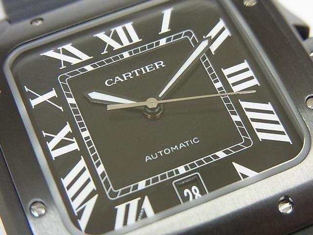 カルティエ サントス ドゥ カルティエ LMサイズ ADLC ブラック