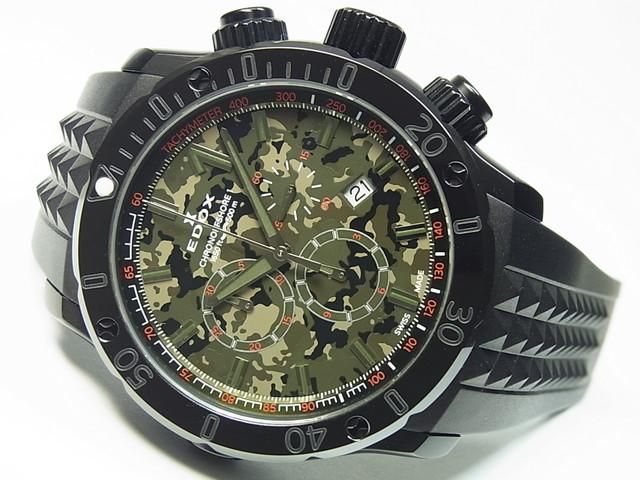 EDOX クロノオフショア1 クロノグラフ 10221-37N1-VM1-S - 腕時計(デジタル)