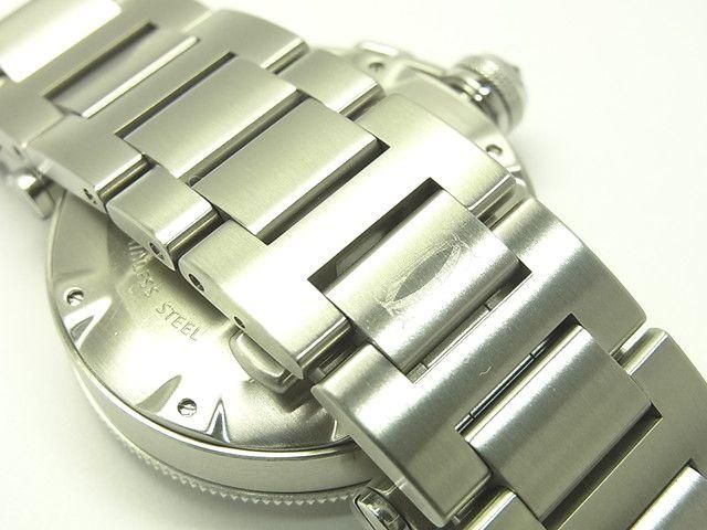 カルティエ パシャ シータイマー シルバー文字盤 ブレス