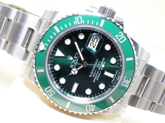 ロレックス グリーンサブ Ref.116610LV '15年購入 正規品 - 腕時計専門 ...
