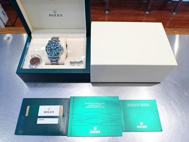 ロレックス グリーンサブ Ref.116610LV '15年購入 正規品 - 腕時計専門