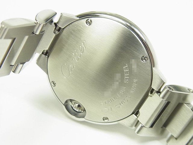 カルティエ バロンブルー・ベゼルダイヤ 28MM W4BB0015 - 腕時計専門店