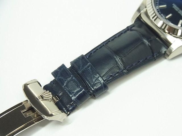 即購入不可mさま確認ページ♡ ロレックス デイデイト ブルー 18KWG 保護シール付 118139 - 腕時計