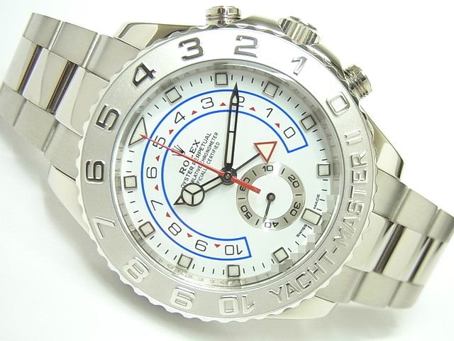 ロレックス ヨットマスターII 18KWG 116689 M番 - 腕時計専門店THE 