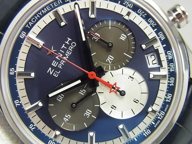 ゼニス エル・プリメロ 36,000VpH 38MM ブルー 正規品 - 腕時計専門店
