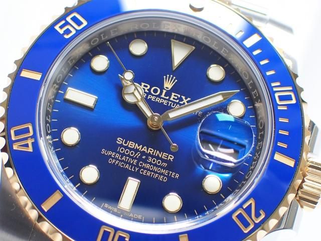 ロレックス サブマリーナ デイト ブルー コンビ Ref.116613LB '20年