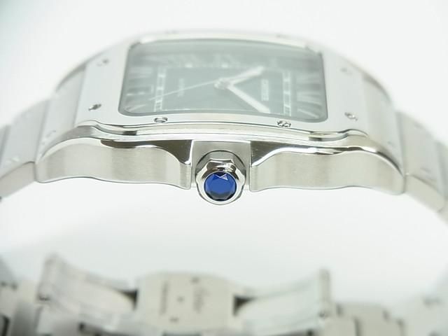 カルティエ サントス ドゥ カルティエ LMサイズ ブルー WSSA0030