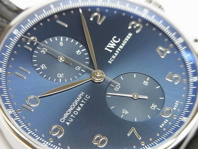 IWC ポルトギーゼ・クロノグラフ ブルー文字盤 IW371491 未使用 IWC ポルトギーゼ・クロノグラフ ブルー文字盤 IW371491 未使用