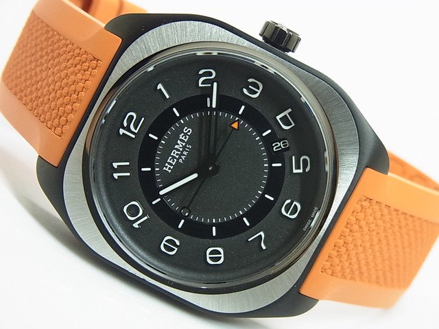 ファッションエルメス 時計 ベルト 黒 未使用 HERMES